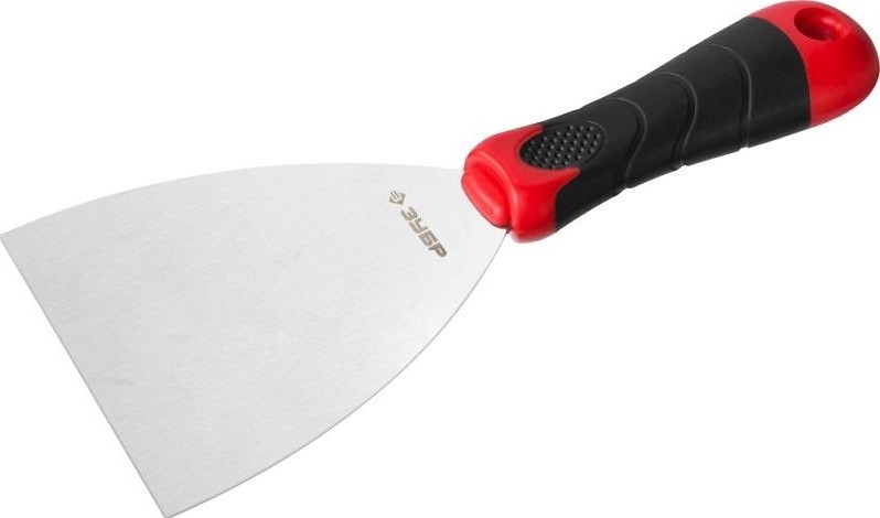 Шпатель ЗУБР МАСТЕР профилированное нержавеющее полотно, 2к ручка, 100 10072-10 - изображение 3