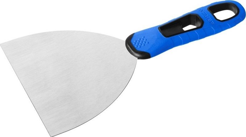 Шпатель ЗУБР ПРОФЕССИОНАЛ профилированное нержавеющее полотно, 2к ручка, 120 10049-12_z03 - изображение 2