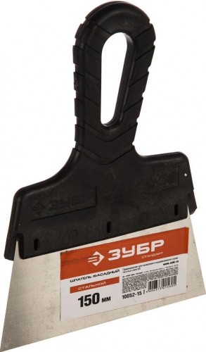 Шпатель ЗУБР СТАНДАРТ фасадный, стальное полотно, 150мм 10052-15