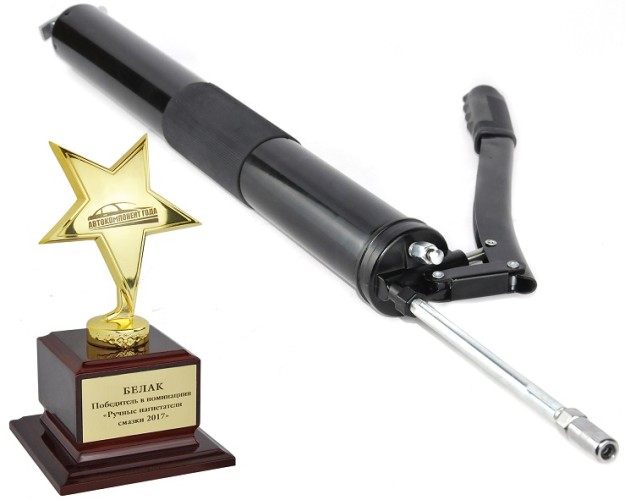 Шприц БелАК 1000 мл "Премиум" рычажно-плунжерный с резиновой ручкой БАК.90527