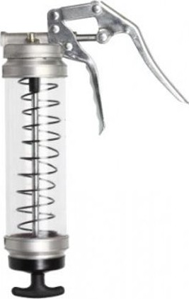 Шприц GROZ G5RF/B-CL прозрач. корпус, пист. тип, сталь. трубка GR46920 GR46920