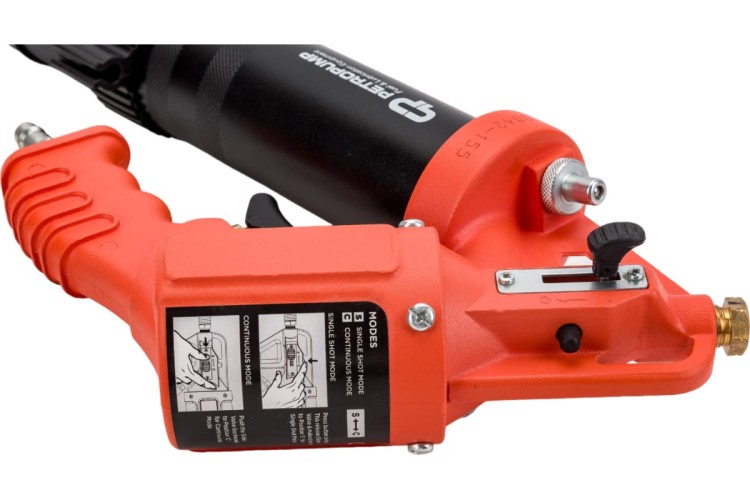 Шприц плунжерный пневматический Petropump PP100307 для смазки, 413 бар, 1/8" bspt, гибкий шланг - изображение 3