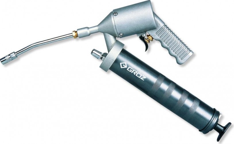 Шприц плунжерный пневматический GROZ PGG/1R/B импульсного действия, трубка 150 мм, GR43300 GR43300