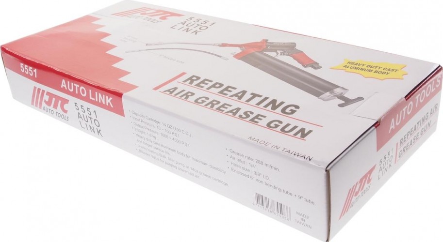 Шприц смазочный JTC 5551 емкость 400см3 (аналог JTC-5224) JTC-5551 - изображение 4