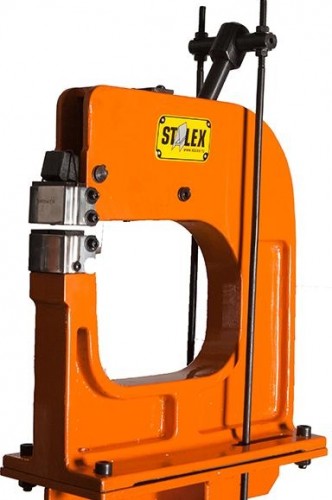 Шринкер STALEX SS-16 (F) 1,5 мм, зев 208 мм, с ножным приводом на подставке 373224 - изображение 2