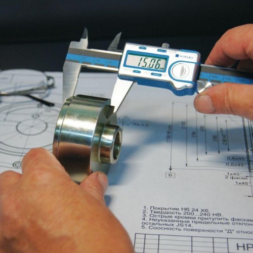 Штангенциркуль электронный Norgau ABS, NCD-AD 0,01, L - 150 мм 040040015 - изображение 4