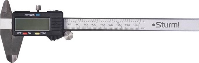 Штангенциркуль электронный Sturm 2030-02-150 150 мм с глубиномером