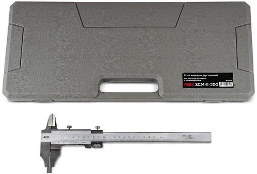 Штангенциркуль RGK SCM-II-200 двусторонний механический  757126 - изображение 4