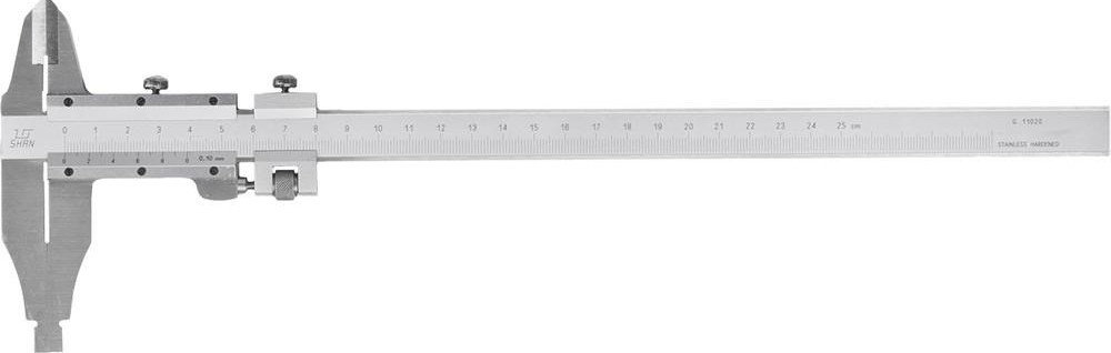 Штангенциркуль SHAN ШЦ-II 250 0.1, L - 250 мм губки 60 мм 123647
