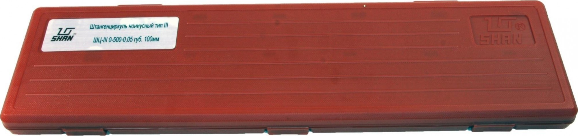 Штангенциркуль SHAN ШЦ-III 500 0.05, L - 500 мм губки 100 мм 123649 - изображение 5