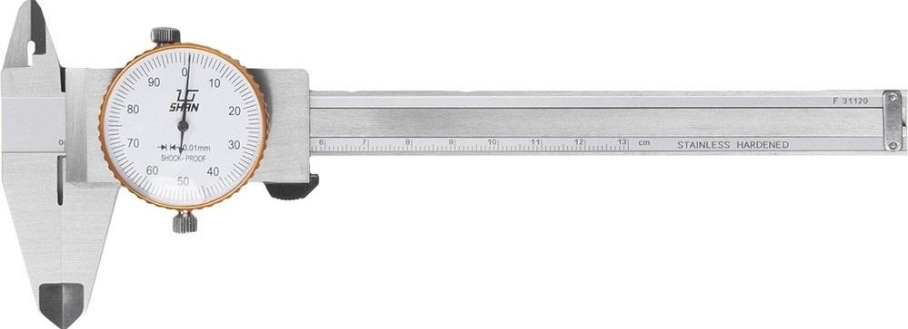 Штангенциркуль SHAN ШЦК-I 125 0,01, губки 40 мм, L - 125 мм 123672
