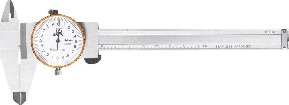 Штангенциркуль SHAN ШЦК-I 125 0,02, губки 40 мм, L - 125 мм 123677