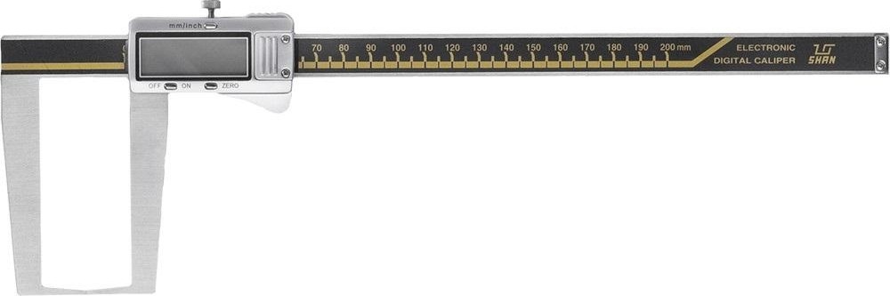 Штангенциркуль специальный SHAN ШЦЦСК-5 0-200 0,01 для измерения наружних канавок и пазов 123688