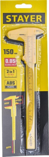Штангенциркуль STAYER STANDARD 150 пластмассовый, 150 мм 3440_z02