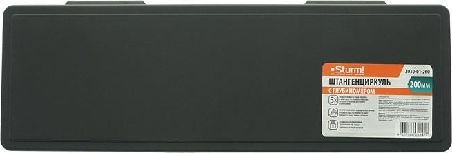 Штангенциркуль Sturm 2030-01-200 200 мм с глубиномером - изображение 5