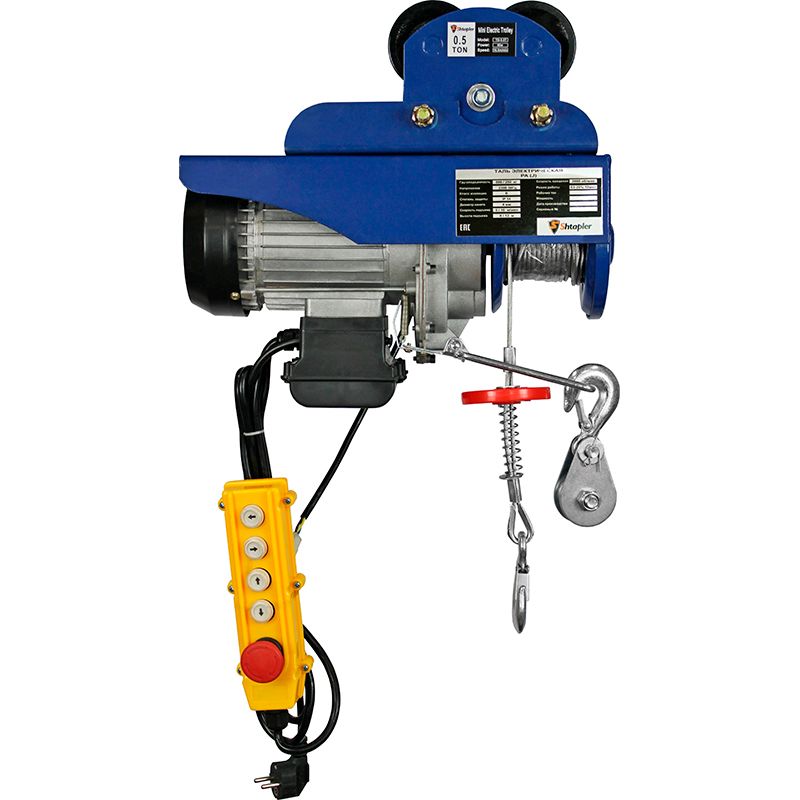 Таль электрическая передвижная Shtapler PA (J) 500/250кг 6/12м - изображение 2