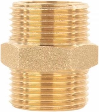 Штуцер ДЖИЛЕКС 1"П х1"П латунный М287 - изображение 2