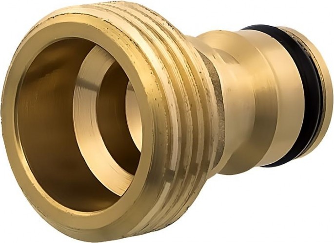 Штуцер QUATTRO ELEMENTI  внеш. резьба 3/4"-брс папа, латунь 246-302 - изображение 2