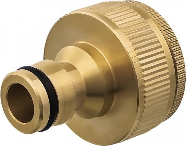 Штуцер QUATTRO ELEMENTI  внутр. резьба 3/4" и 1"-брс папа, латунь 246-364