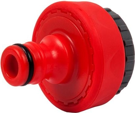 Штуцер QUATTRO ELEMENTI  внутр. резьба 3/4" и 1"-брс папа, мягкий пласик 646-041