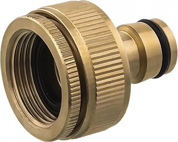 Штуцер QUATTRO ELEMENTI  внутр. резьба 3/4" и 1"-брс папа, латунь 246-364 - изображение 2