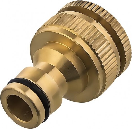 Штуцер QUATTRO ELEMENTI  внутр. резьба 1/2" и 3/4"-брс папа, латунь 246-357