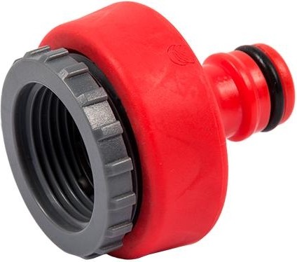 Штуцер QUATTRO ELEMENTI  внутр. резьба 3/4" и 1"-брс папа, мягкий пласик 646-041 - изображение 2