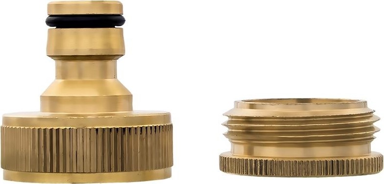 Штуцер QUATTRO ELEMENTI  внутр. резьба 3/4" и 1"-брс папа, латунь 246-364 - изображение 3