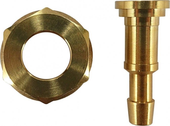 Штуцер со съемной гайкой FOOB F10.13.1 М22, левая резьба, с пламегасителем 6/9мм 00-00002574