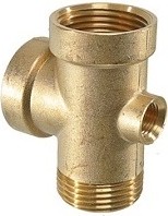 Штуцер Sturm WP97JSU-4 4-х выводной латунный