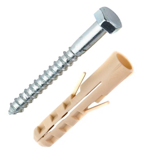 Шуруп для деревянных лаг SORMAT 8х70 DIN571 с дюбелем NAT 12 (2шт.) 9630290875 - изображение 2