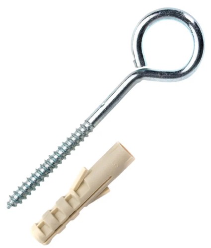 Шуруп-кольцо SORMAT 5х60 с дюбелем NAT 8 (4 шт.) 9630290561 - изображение 2