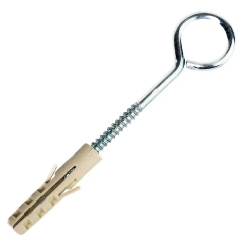 Шуруп-кольцо SORMAT 5х60 с дюбелем NAT 8 (4 шт.) 9630290561