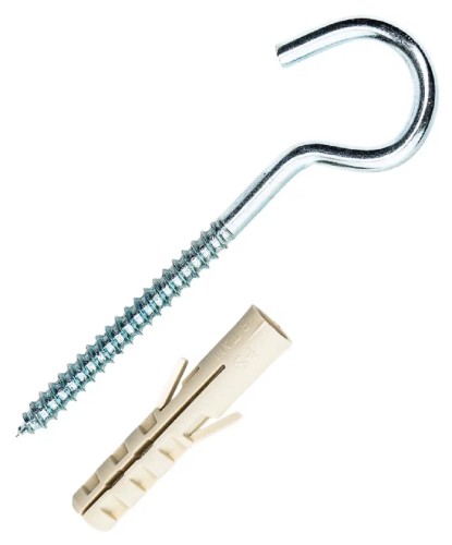 Шуруп-полукольцо SORMAT 3х40 с дюбелем NAT 5 (8 шт.) 9630290342 - изображение 2