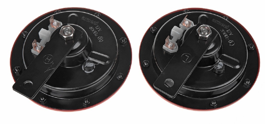 Сигнал звуковой дисковый ARNEZI A1509201  12В 2 шт (d=125мм, 355/430Hz, 105-118dB) - изображение 3