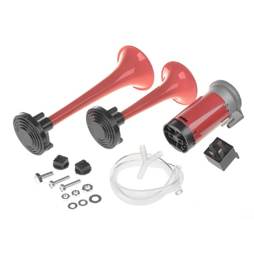 Сигнал звуковой пневматический ARNEZI A1509207  12B (20A, 530/680Hz, 110dB) - изображение 2