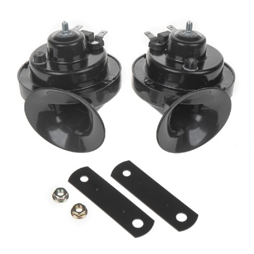 Сигнал звуковой рупорный ARNEZI A1509205  24B 2 шт (d=88мм, 410/510Hz, 105-118dB) - изображение 3