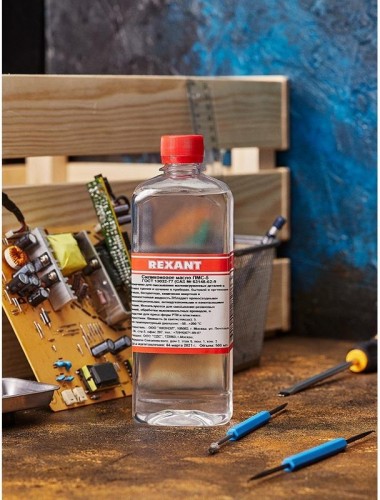 Силиконовое масло REXANT ПР3912 пмс-5, 500 мл, флакон, (полиметилсилоксан) 09-3912 - изображение 3