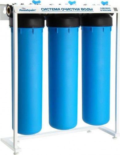 Система фильтров АКВАБРАЙТ АБФ-320ББ АНТИЖЕЛЕЗО с картриджами АБФ-320ББ-АНТИЖЕЛЕЗО