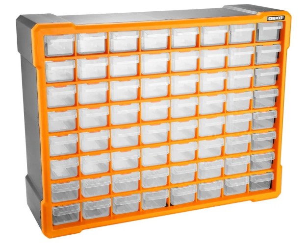 Система хранения DEKO RDKPS64 64 выдвижных ящика (51х15.8х39см) 083-3402