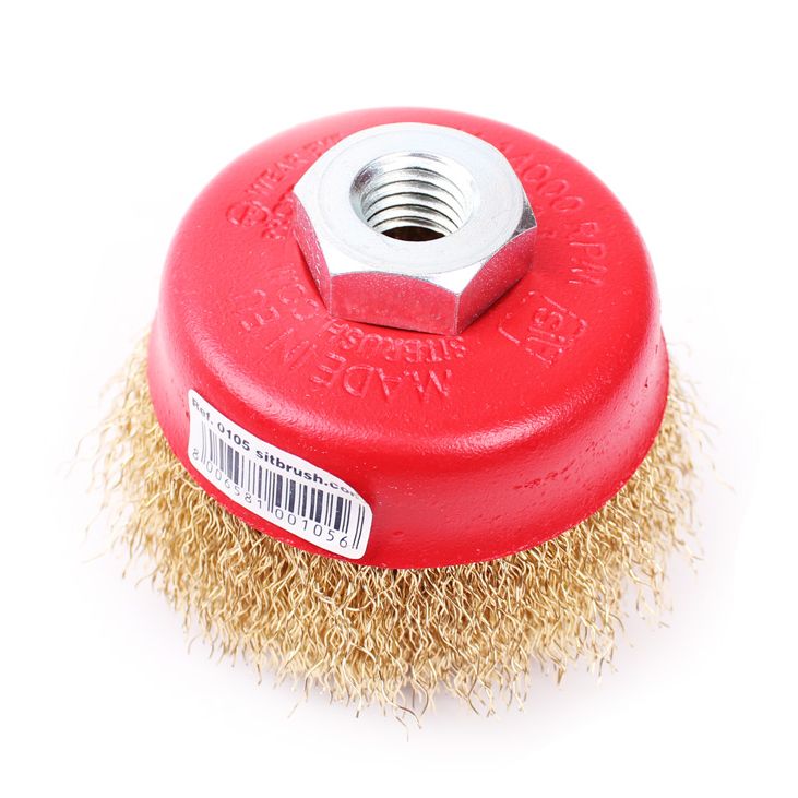 Щетка чашечная SIT TE80, диаметр 80 мм, длина проволоки 25мм