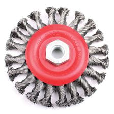 Дисковая щетка SIT U115, жгутовая, диаметр 115мм, посадка М14 - изображение 4