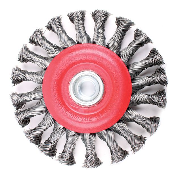 Дисковая щетка SIT U125, жгутовая, диаметр 125мм, посадка М14 - изображение 2