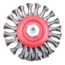 Дисковая щетка SIT U125, жгутовая, диаметр 125мм, посадка М14 - изображение 3