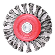 Дисковая щетка SIT U125, жгутовая, диаметр 125мм, посадка М14 - изображение 4
