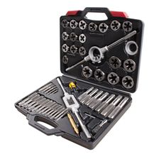 Набор метчиков и плашек МАСТАК, SK-5 1/4-1, кейс, 51 предмет - изображение 2