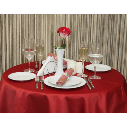 Скатерть 145х195 см «Ричард» бордо - изображение 3