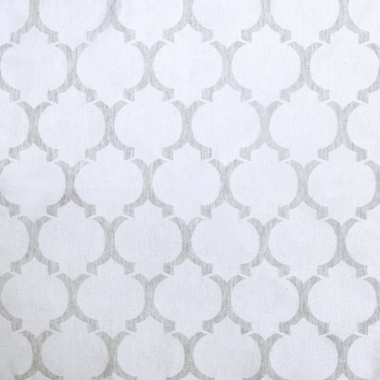 Скатерть лен жаккард 1,45х1,95 м серая (венеция) - изображение 2