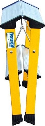 Складная подставка KRAUSE MONTO ROLLY 2х2 двухсторонняя, желтая 130044 - изображение 3