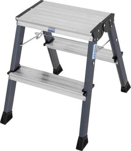 Складная подставка KRAUSE MONTO TREPPY 2х2 двухсторонняя, анодированная 130174